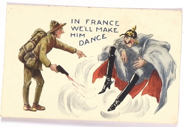 In France Well Make Him Dance Postcard