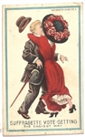 Suffragette Vote Getting Postcard