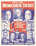FDR, Truman Missouri Coattail Poster