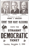 Truman, Barkley Kentucky Coattail Poster