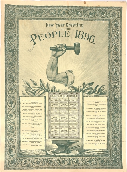 The People 1896 Socialist Calendar
