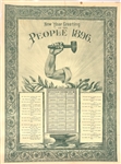 The People 1896 Socialist Calendar