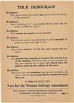 Suffrage True Democracy