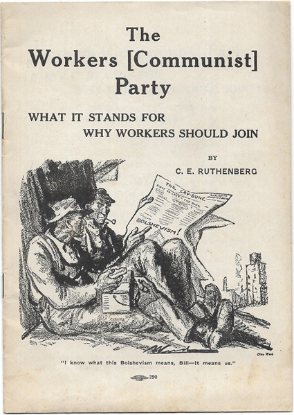 Ruthenberg Early Communist Pamphlet