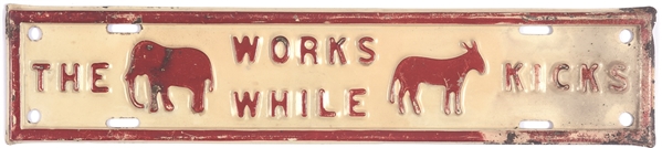 Elephant Works While Donkey Kicks License
