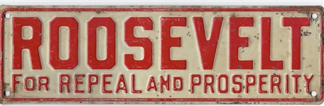 Roosevelt for Repeal and Prosperity License