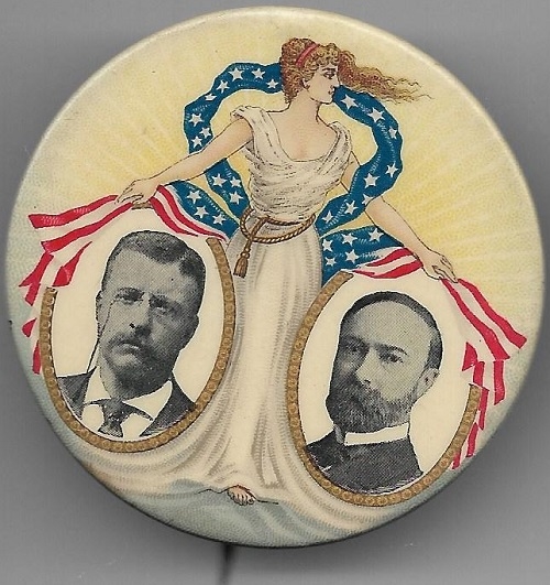 Roosevelt, Fairbanks Classic Lady Liberty Jugate