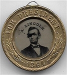 Lincoln, Johnson 1864 Ferrotype