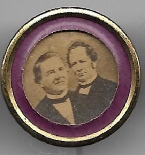 Tilden, Hendricks Rare Ferrotype