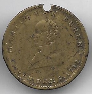 Martin Van Buren Scales Medal