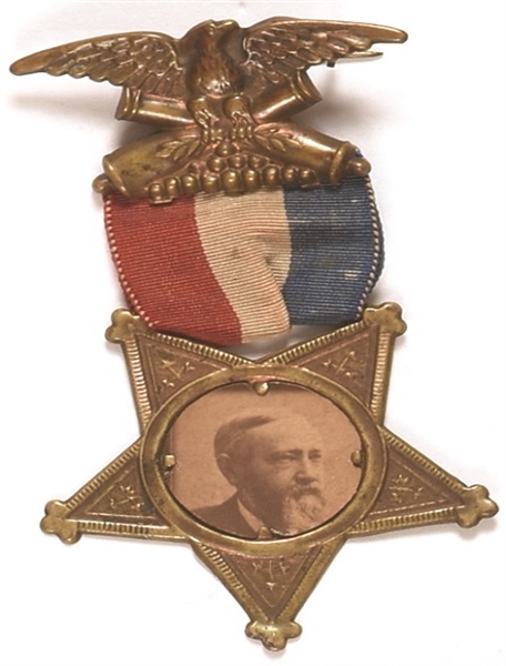 Harrison Star Shell With Eagle Pin