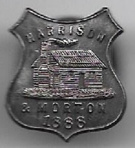 Benjamin Harrison Shield Stud