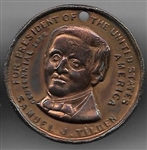 Tilden, Hendricks 1876 Metal