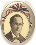 William Jennings Bryan Ribbon Design Celluloid