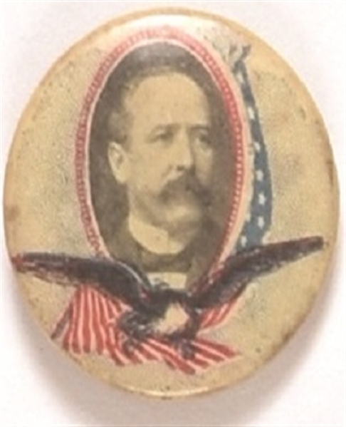 Parker Scarce Flag and Eagle Pin