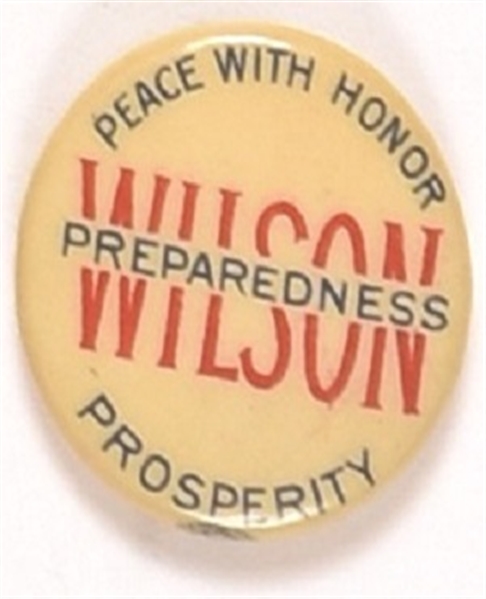 Wilson Peace With Honor