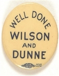Well Done Wilson and Dunne