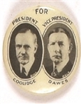 Coolidge, Dawes Celluloid Jugate