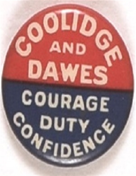 Coolidge Courage, Duty, Confidence