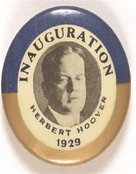 Hoover 1929 Inauguration Pin