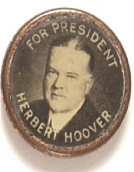 Herbert Hoover Framed Celluloid