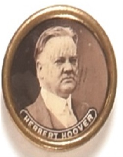 Herbert Hoover Sepia Celluloid