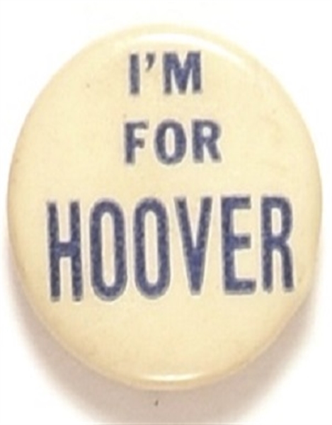 Scarce Im for Hoover Celluloid