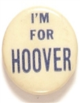 Scarce Im for Hoover Celluloid