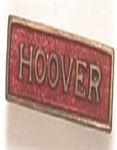 Hoover Red, Gold Enamel Pin