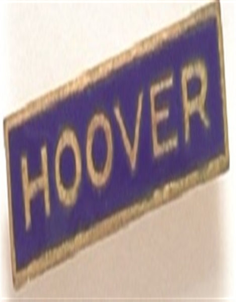 Hoover Blue, Gold Enamel Pin