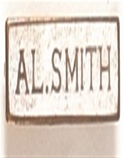 Smith Gold and White Enamel Pin