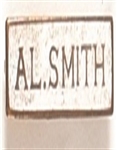 Smith Gold and White Enamel Pin