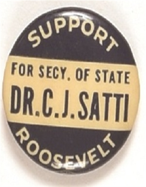 FDR, Dr. Satti Connecticut Coattail