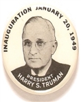 Truman 1949 Inauguration Pin