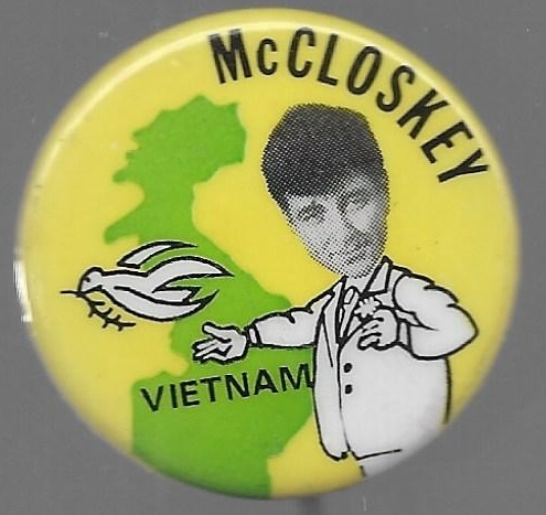 McCloskey for President Anti Vietnam War 