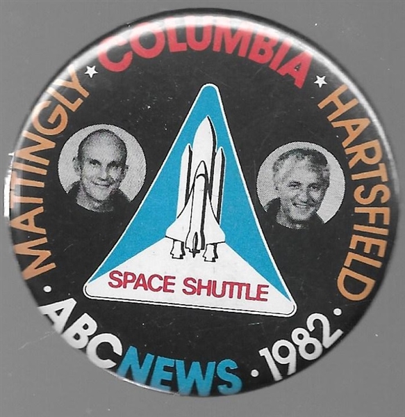 Space Shuttle Columbia ABC News Pin 