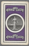Votes for Women Playing Card 