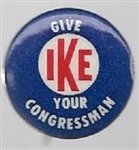 Give Ike Your Congressman Bullseye 