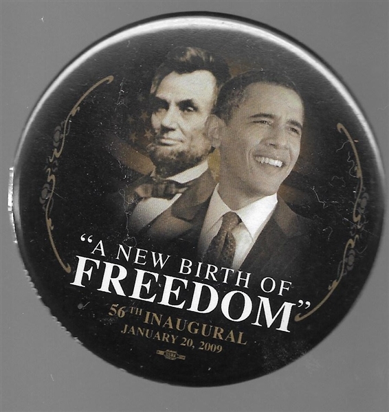 Obama, Lincoln New Birth of Freedom