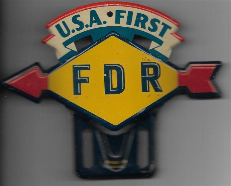 FDR USA First License Plate