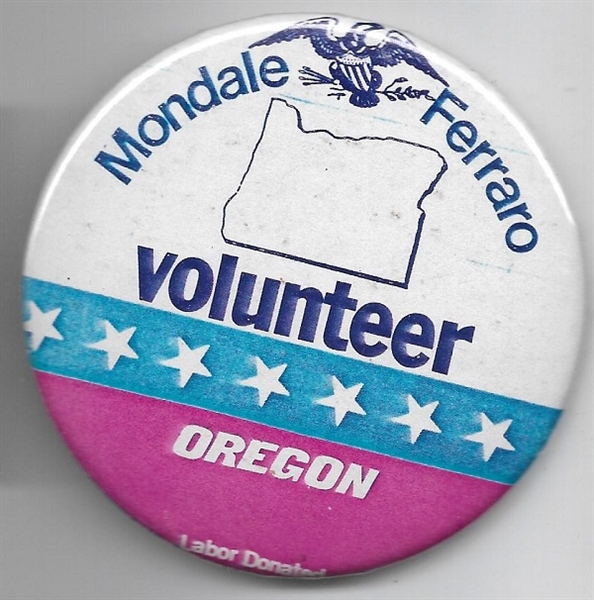 Mondale, Ferraro Oregon Volunteer