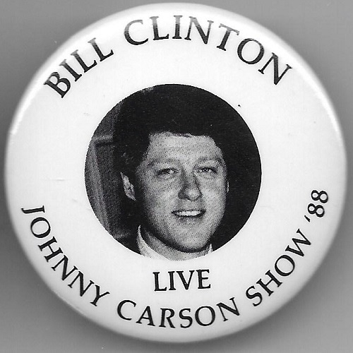 Bill Clinton Live Johnny Carson Show
