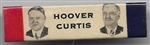 Hoover, Curtis Celluloid Bar Pinback