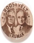 Roosevelt, Truman Scarce 1 Inch Jugate