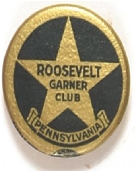 Roosevelt, Garner Pennsylvania Club