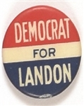 Democrat for Landon