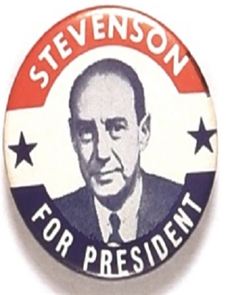 Stevenson for President RWB Celluloid