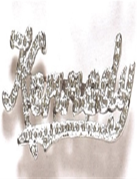 Kennedy Script Lettering Jewelry Pin