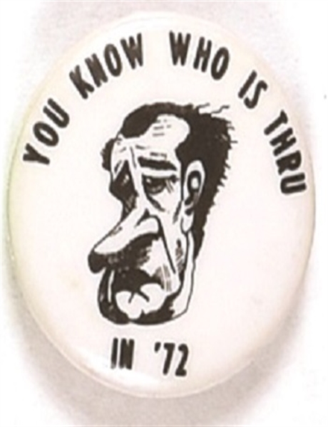 Nixon You Know Who is Thru
