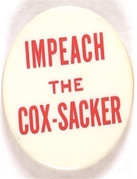 Nixon Impeach the Cox Sacker